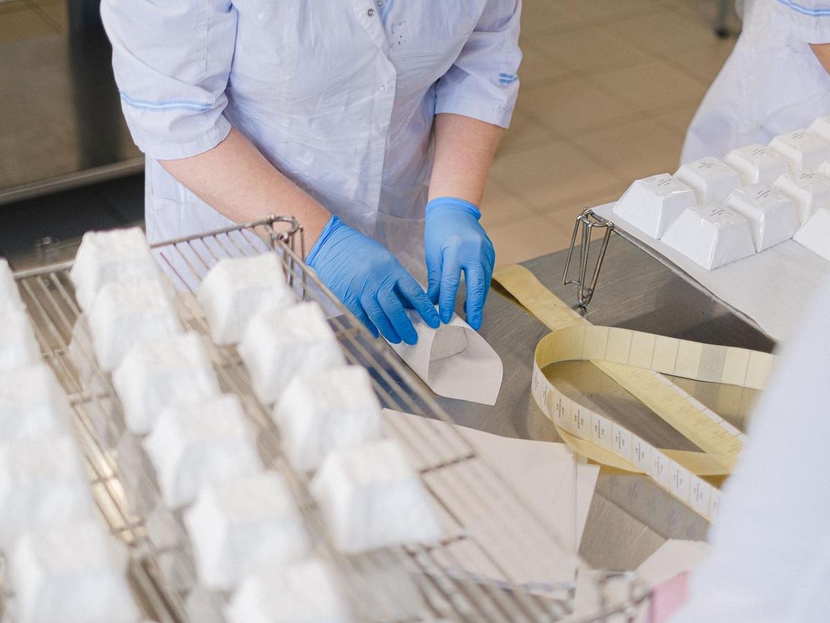 Our team personally inspecting and labelling products before export